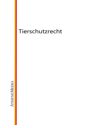 cover image of Tierschutzrecht